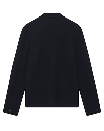 Mos Mosh Gallery - MMGAustin Overshirt Strik - Navy 